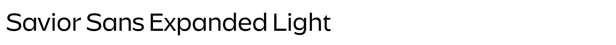 Savior Sans Expanded Light image